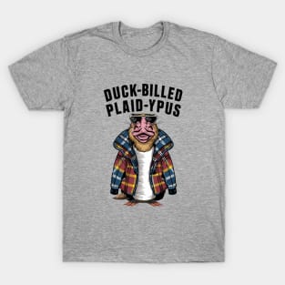 Duck-billed plaid-ypus T-Shirt